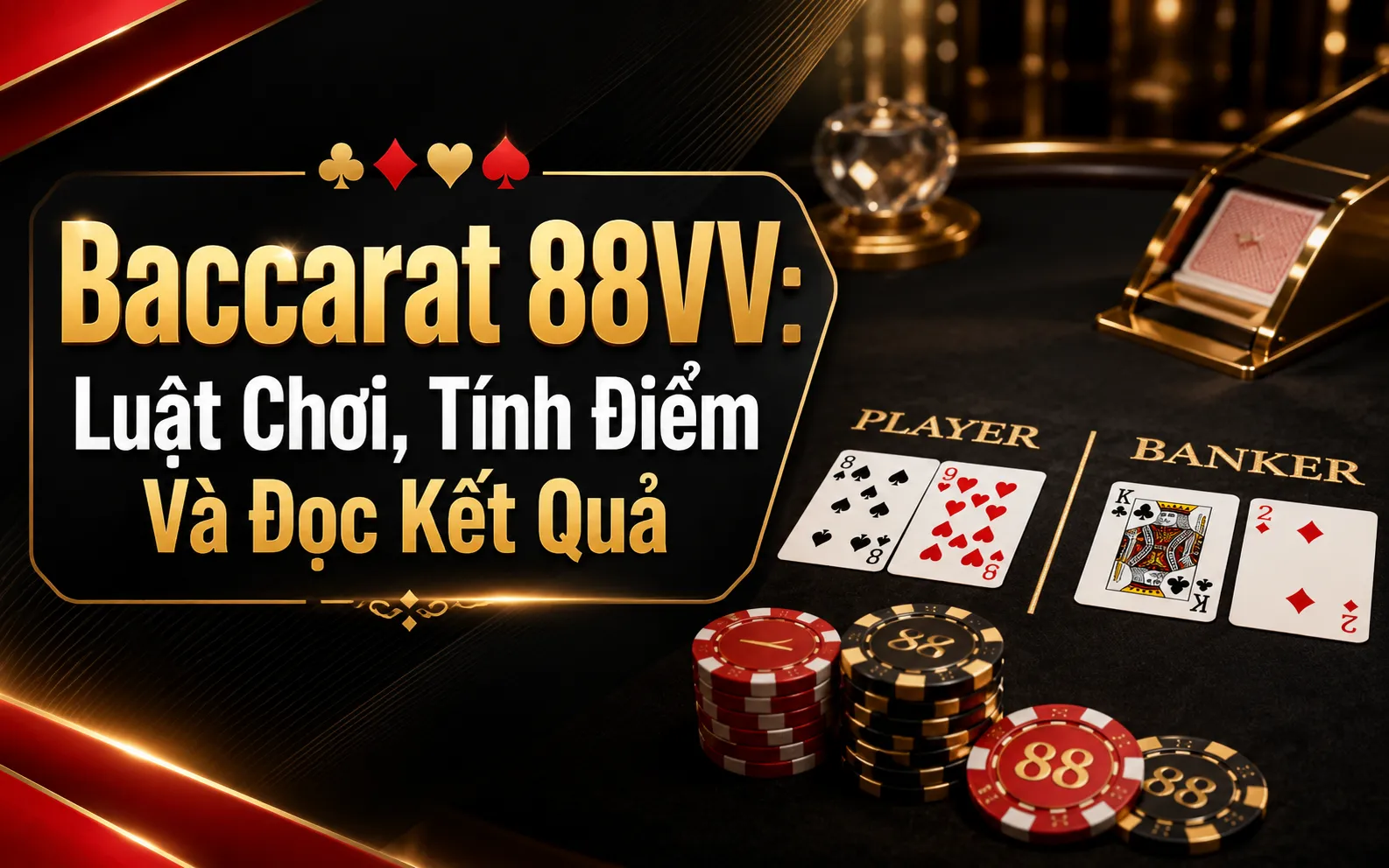 Baccarat 88VV: Luật Chơi, Tính Điểm Và Đọc Kết Quả 1 baccarat 88vv